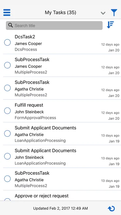 Oracle Process Mobile应用截图